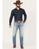 Image #1 - Cody James Men's Fire Water Wash Jackson Slim Straight Stretch Denim Jeans, Medium Wash, hi-res