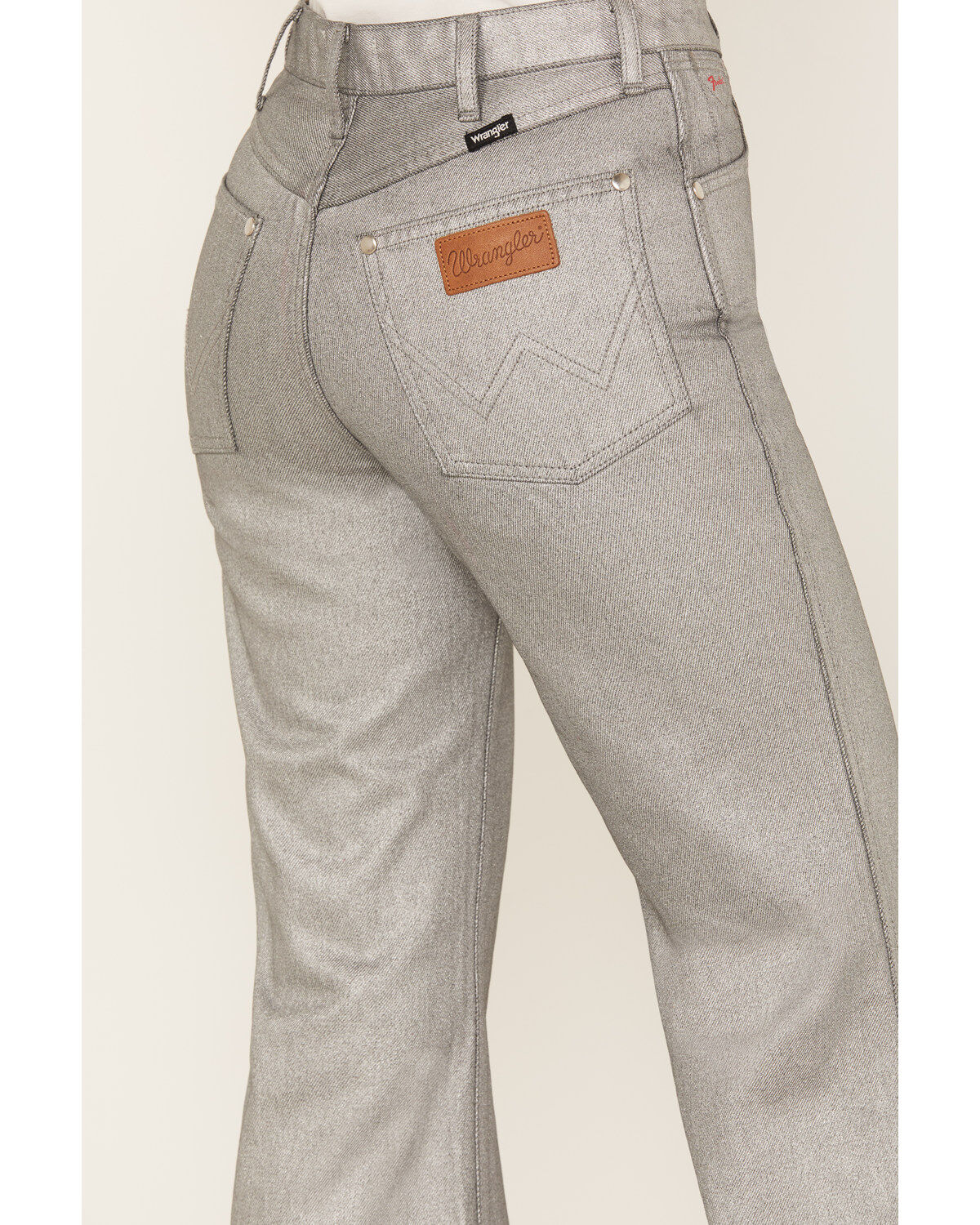 Wrangler X Fender Women's Metallic Wanderer Flare Jeans