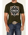 Image #3 - Cinch Men's Green Lead This Life Southwestern Logo Graphic Short Sleeve T-Shirt , Green, hi-res