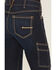 Image #4 - Ariat Women's Rebar Perfect Rise Work Flex Riviter Slim Leg Work Jeans, Blue, hi-res