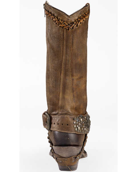 Image #8 - Corral Women's Woven Stud & Harness Boots - Square Toe, , hi-res