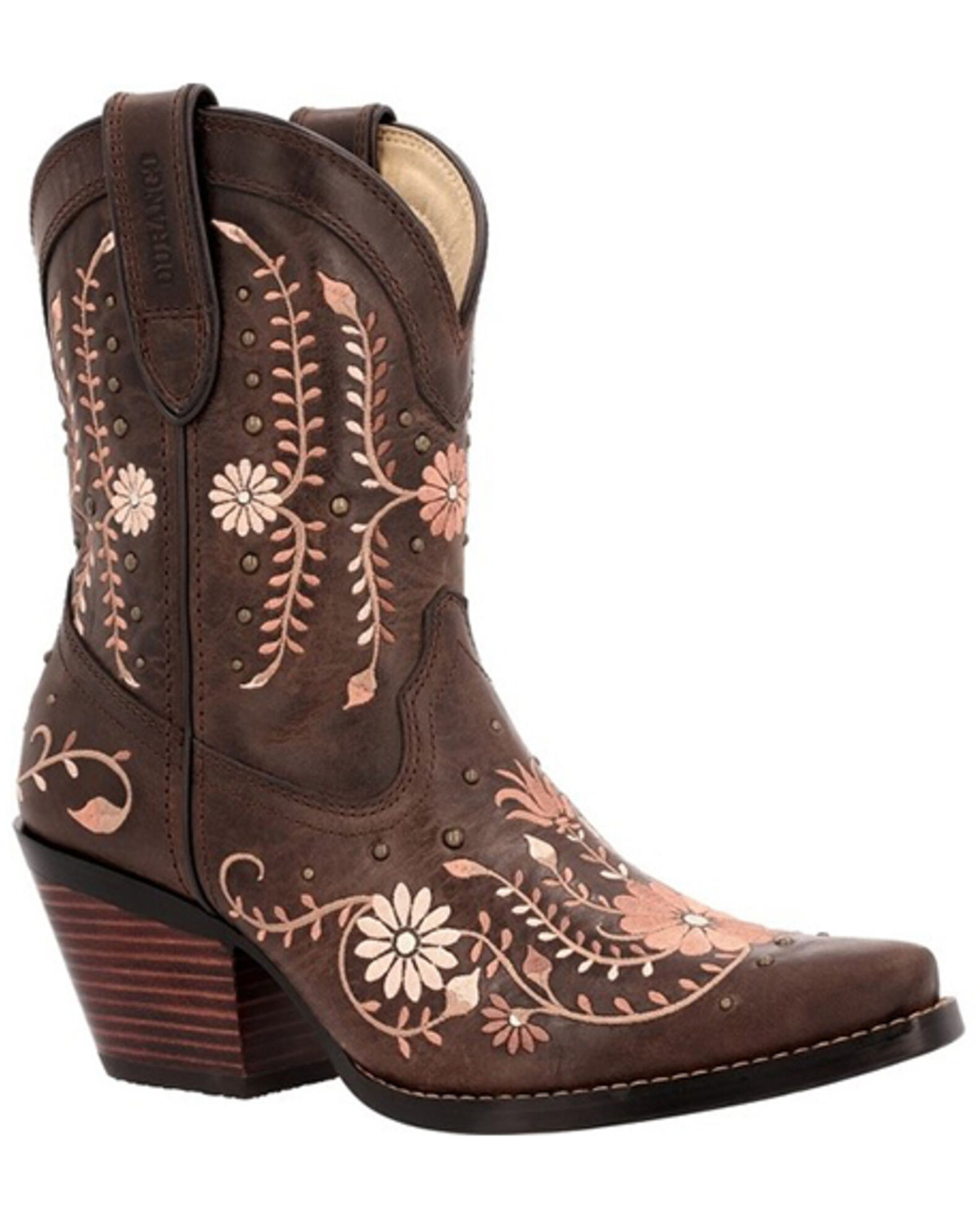 Durango Women s Crush Rose Wildflower Western Boots Snip Toe