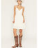 Image #1 - Shyanne Women's Lace Sleeveless Tie-Back Mini Dress, Cream, hi-res