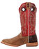 Image #3 - Durango Men's PRCA Collection Bison Western Boots - Broad Square Toe, Tan, hi-res