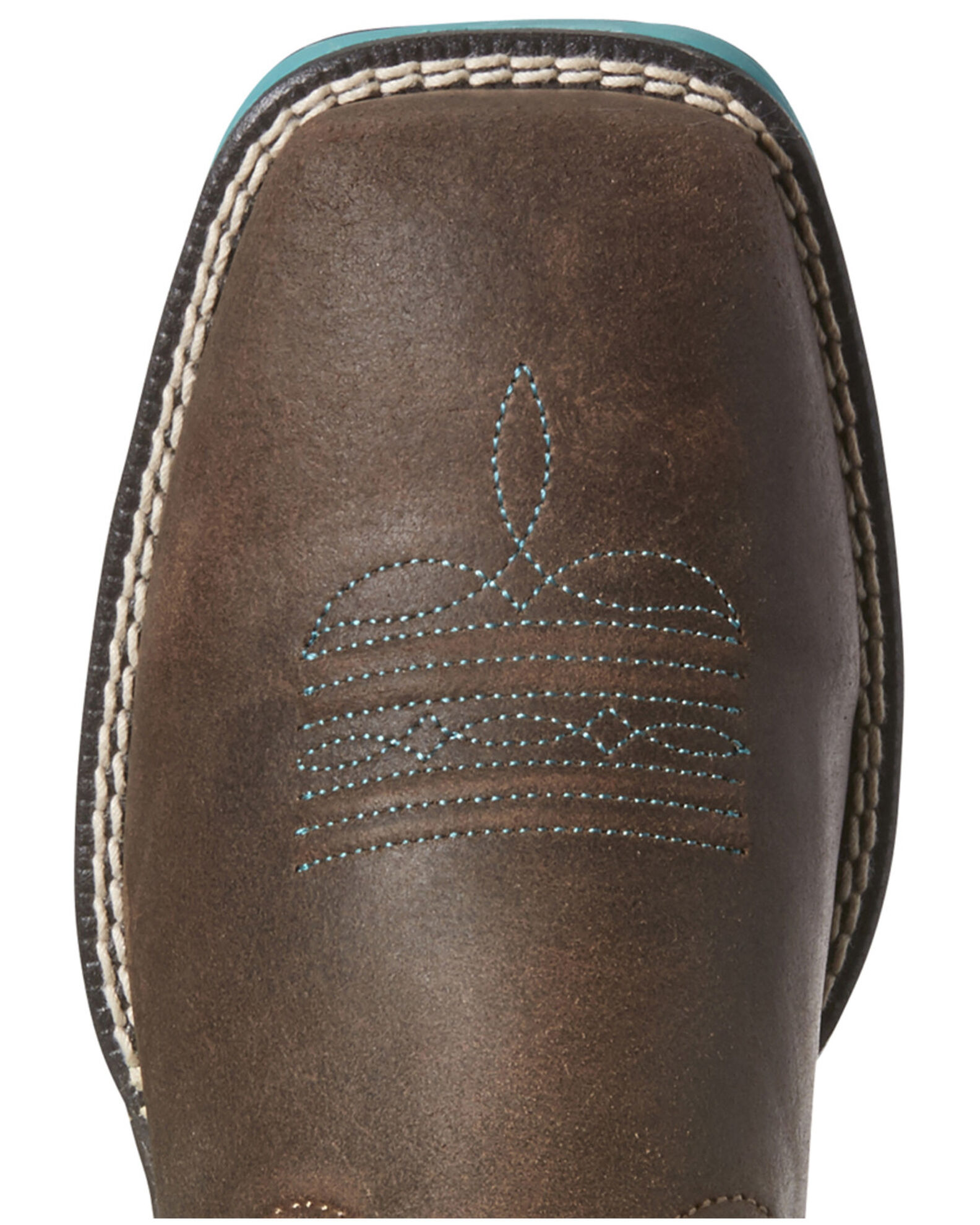 Image #4 - Ariat Women's Anthem Java Western Performance Boots - Square Toe, Brown, hi-res