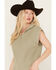 Image #2 - Revel Women's Quarter Zip Sweater Vest, Sage, hi-res