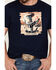 Image #3 - Cody James Men's Cactus Player Graphic Short Sleeve T-Shirt, Navy, hi-res