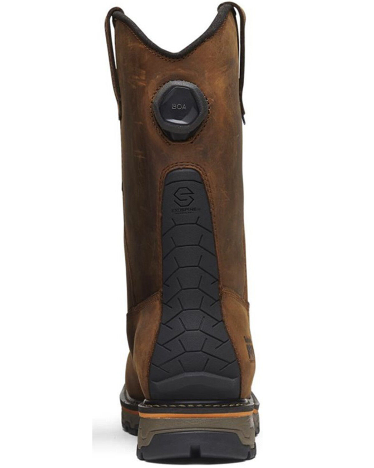 Image #4 - Timberland PRO Men's BOA® True Grit Pull-On Waterproof Work Boots - Composite Toe, Brown, hi-res