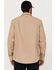 Image #4 - Hawx Men's All Out Woven Solid Long Sleeve Snap Work Shirt, Khaki, hi-res