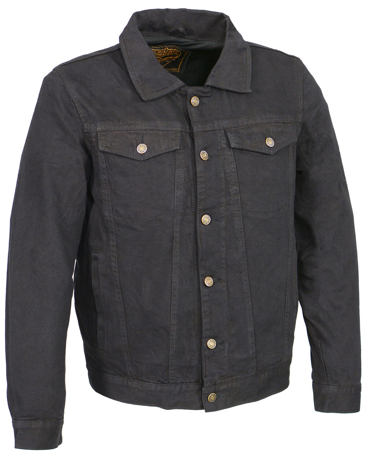 Image #1 - Milwaukee Performance Men's Traditional Denim Jacket - 3X & 4X, Black, hi-res