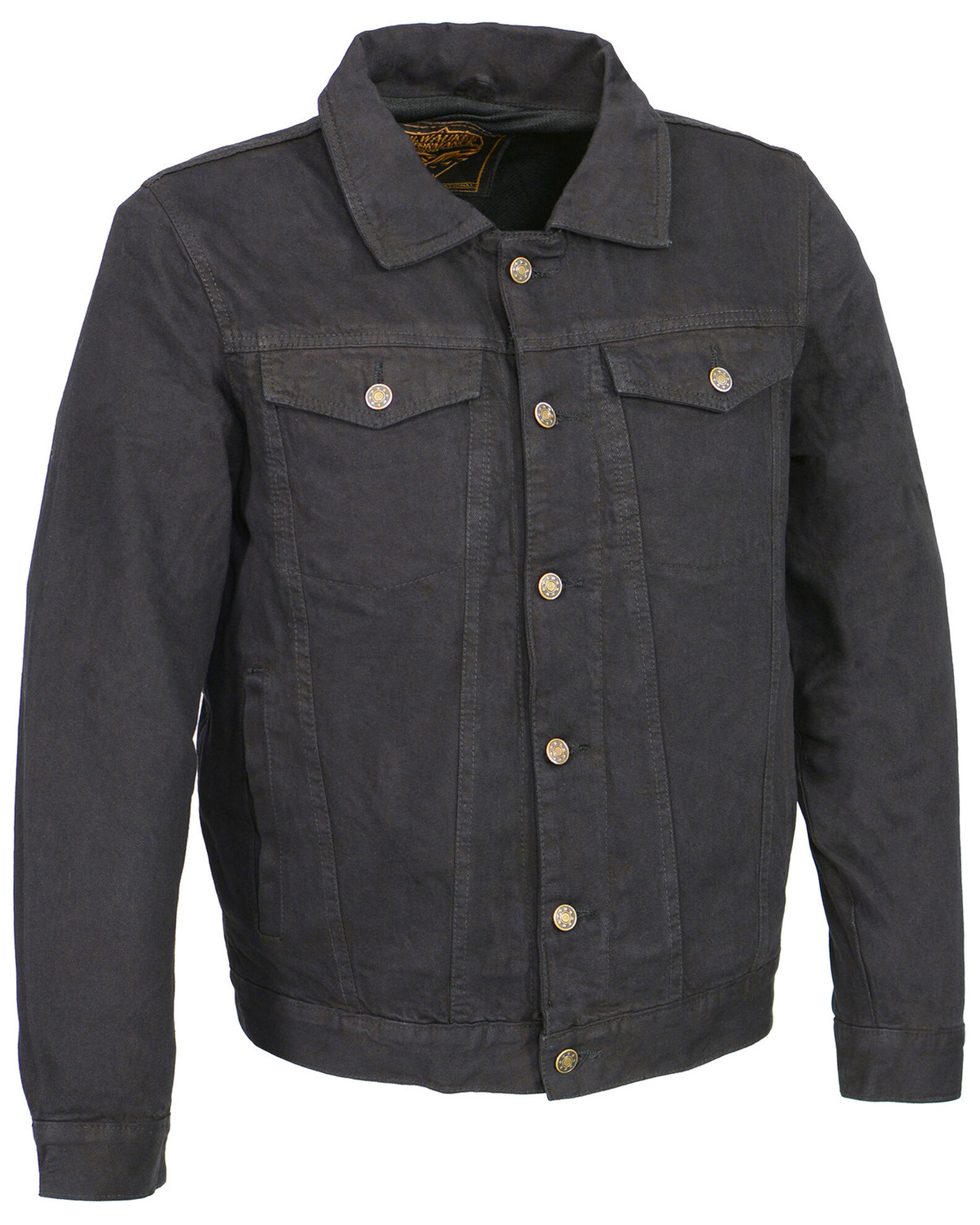 Image #1 - Milwaukee Performance Men's Traditional Denim Jacket - 3X & 4X, Black, hi-res