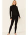 Image #2 - Shyanne Women's 1/2 Zip Logo Sleeve Relaxed Pullover, Black, hi-res