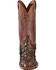 Image #4 - Lucchese Handmade Chocolate Brown Brooks Pirarucu Cowboy Boots - Square Toe , , hi-res