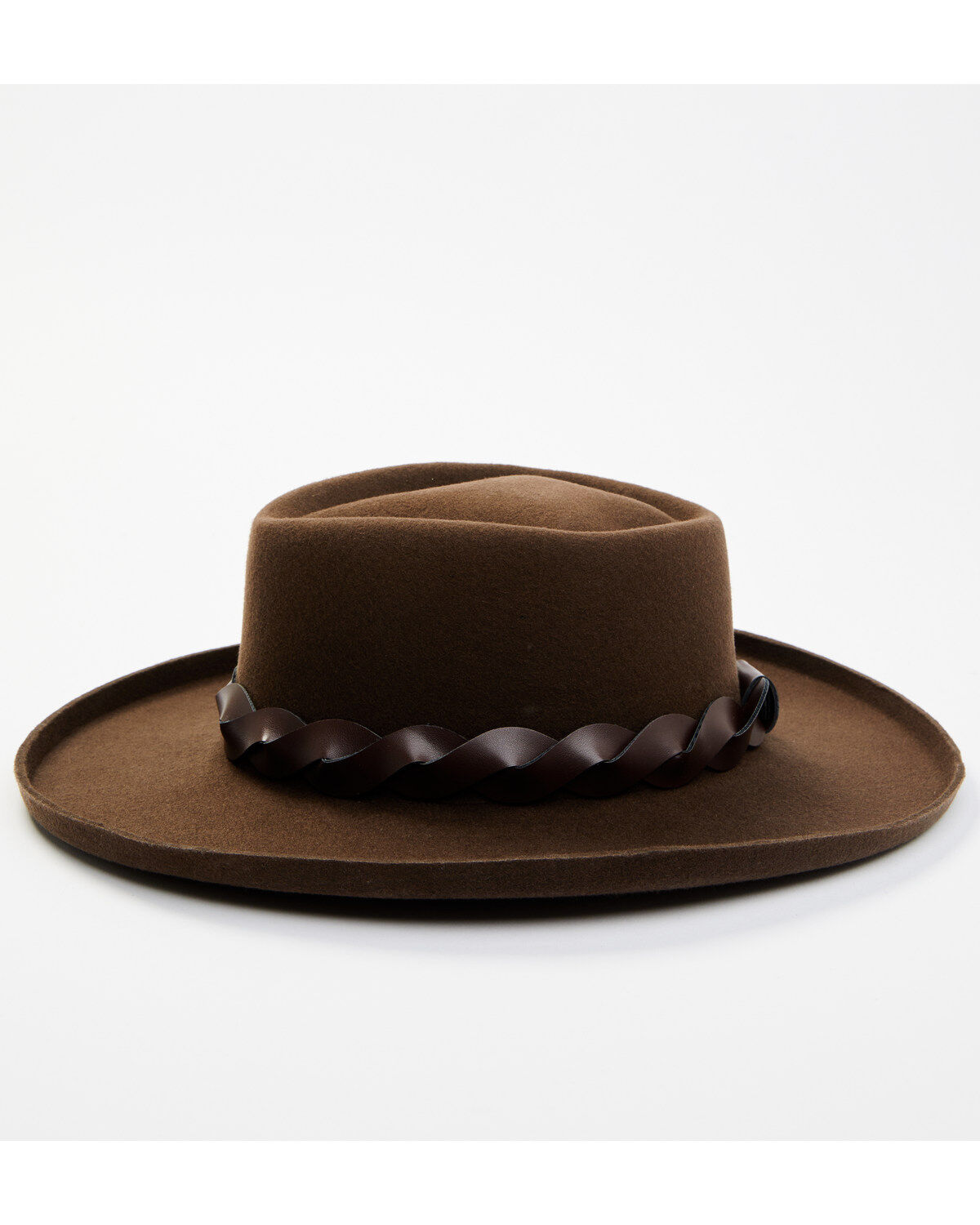 Image #3 - Shyanne Women's Felt Western Fashion Hat, Brown, hi-res