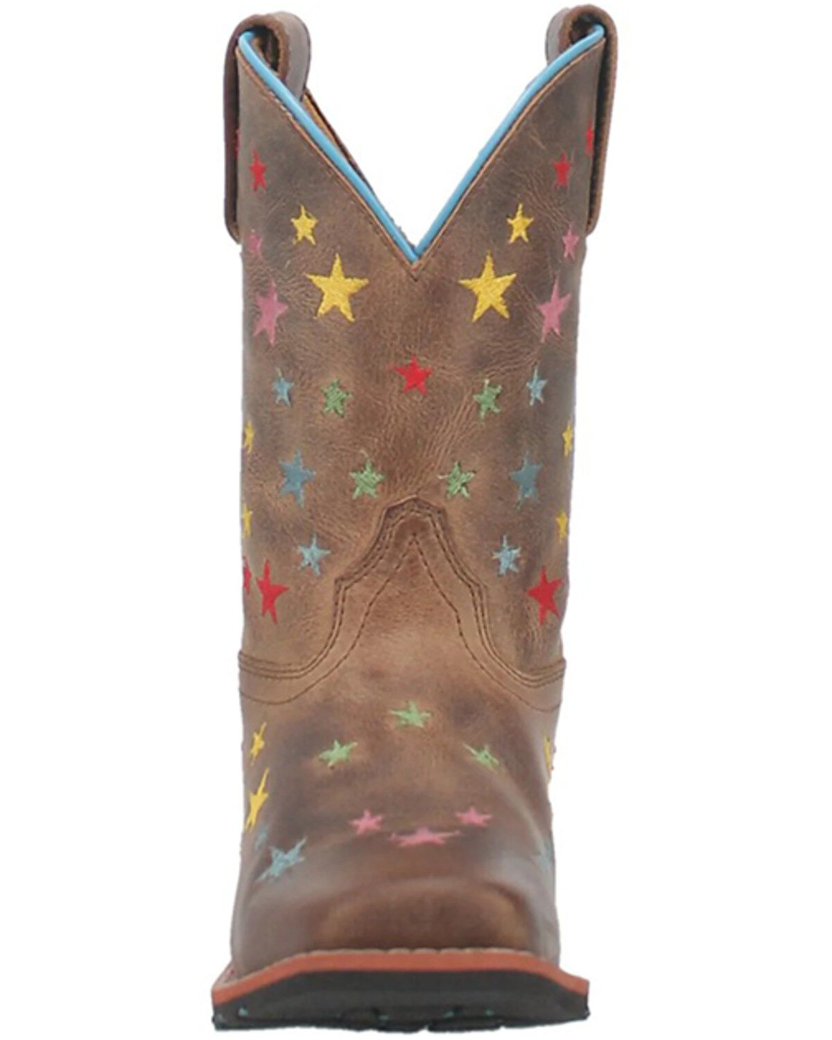 Image #4 - Dan Post Girls' Starlett Leather Boots - Square Toe, , hi-res