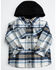 Image #1 - Urban Republic Boys' Plaid Print Shirt Jacket, Multi, hi-res
