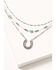 Idyllwind Women's Lucky Club Necklace, Silver, hi-res