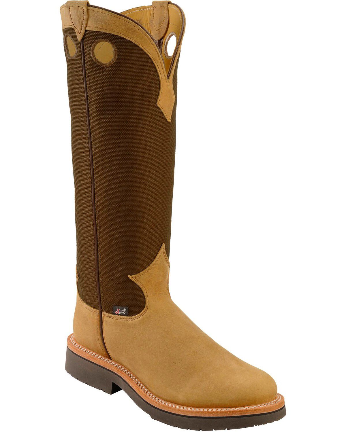 justin women's snake proof boots