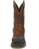 Justin Men's Chestnut Warhawk Waterproof Work Boots - Composite Toe, Chestnut, hi-res