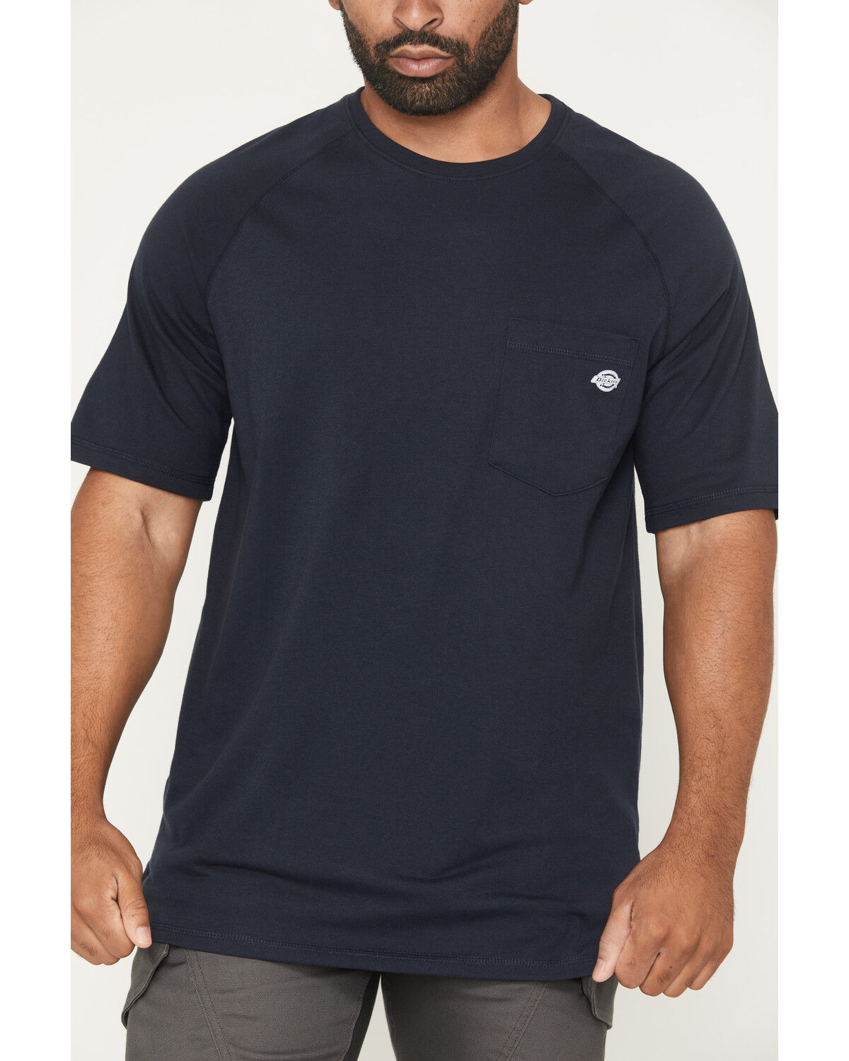 Image #3 - Dickies Men's Cooling Temp-IQ™ Short Sleeve Pocket T-Shirt, Navy, hi-res