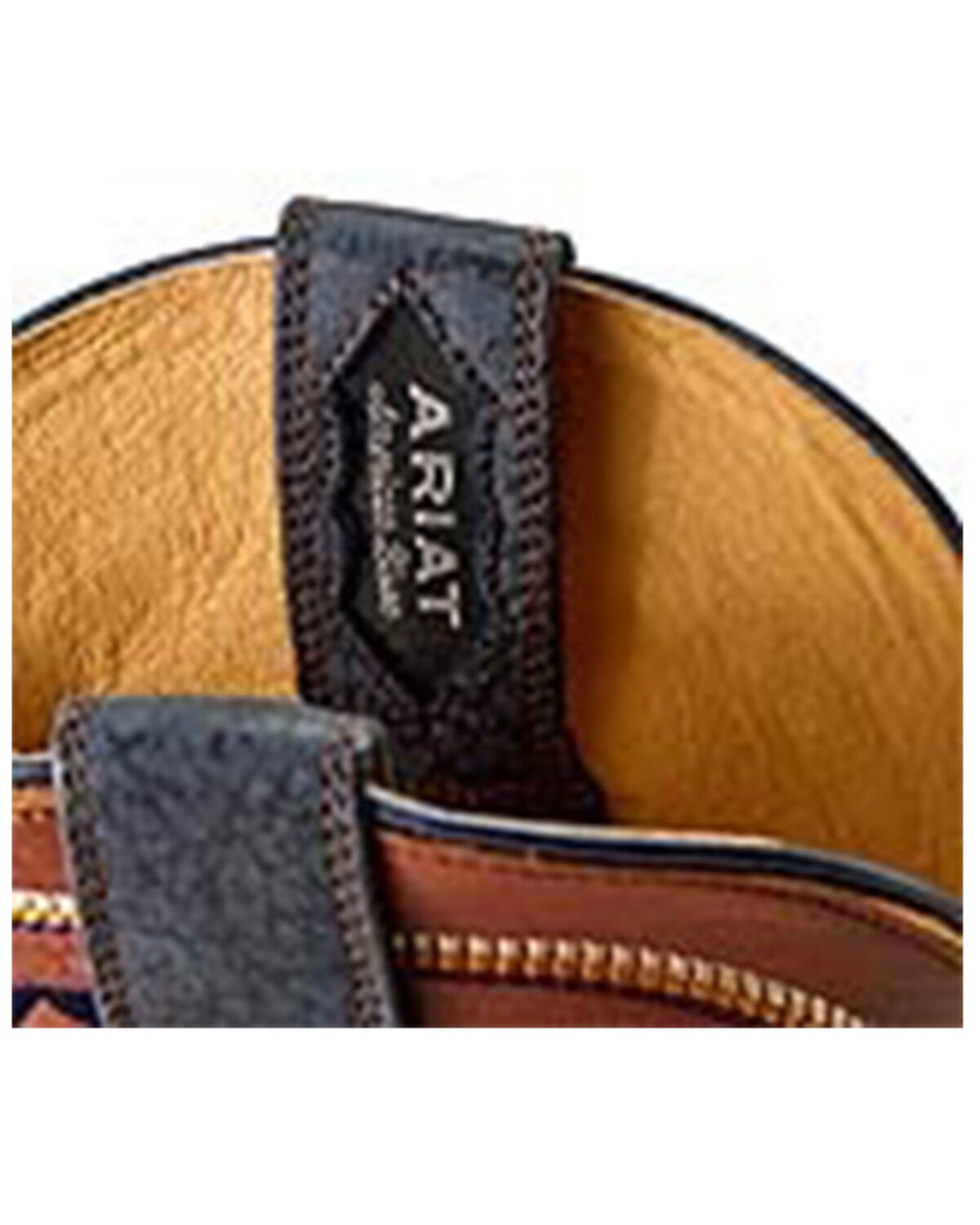 Image #6 - Ariat Men's Rock Ridge Western Boots - Broad Square Toe, Navy, hi-res