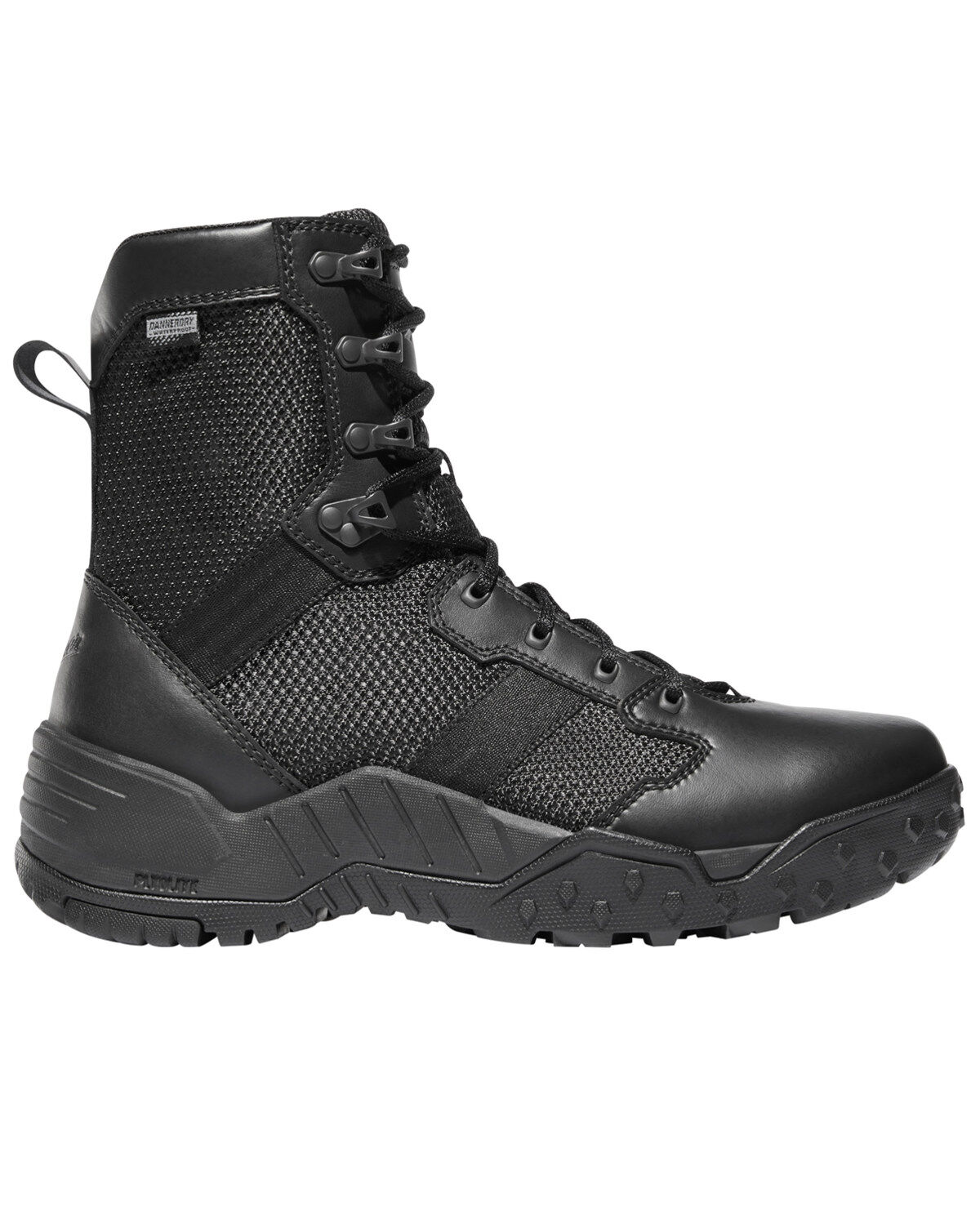 Image #2 - Danner Men's Scorch Side Zip 8" Boots - Soft Toe, Black, hi-res