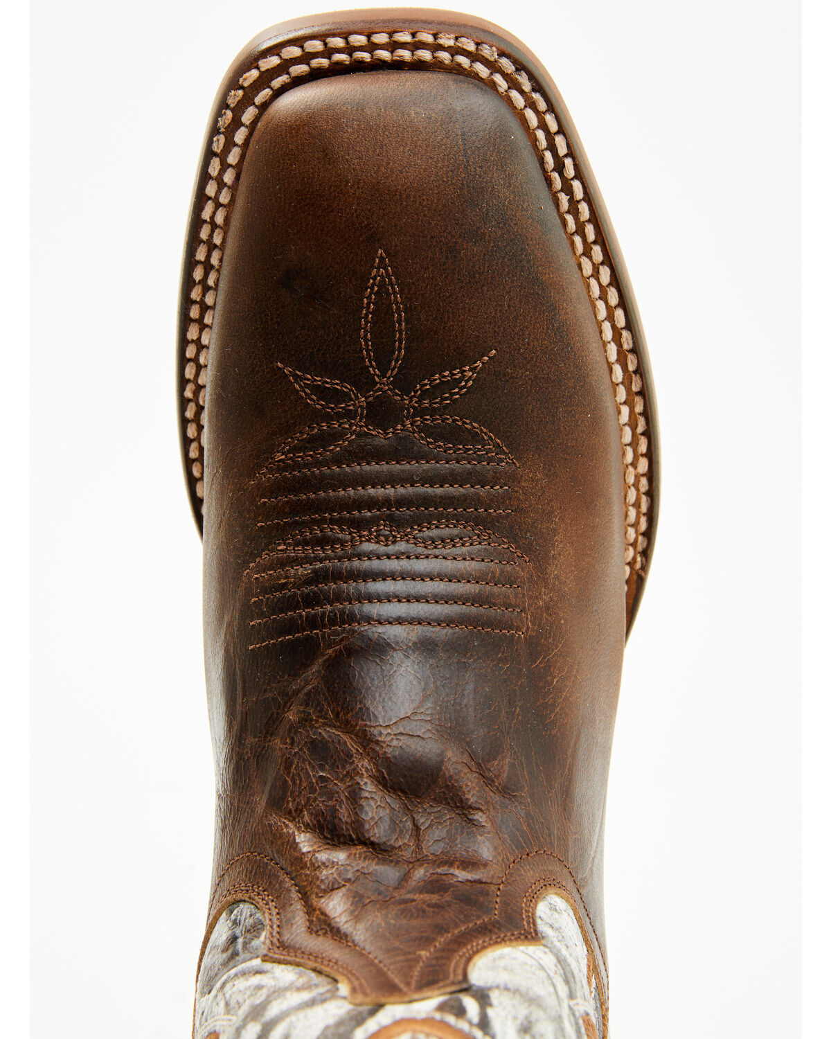 Image #6 - Dan Post Women's Tess Western Boots - Square Toe, Brown, hi-res