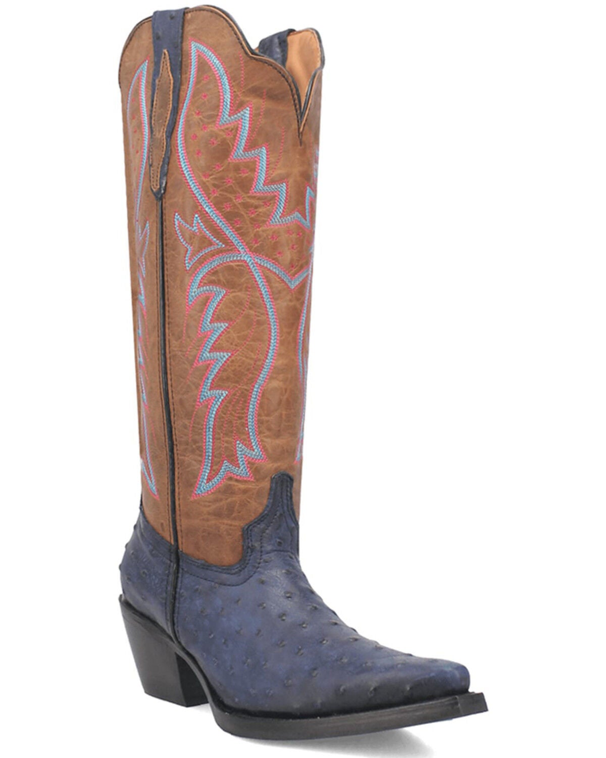 Dingo Women's Selene Tall Western Boots - Snip Toe, Blue, hi-res