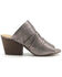 Image #2 - Golo Shoes Women's Landon Silver Pewter Open Toe Mule, Silver, hi-res
