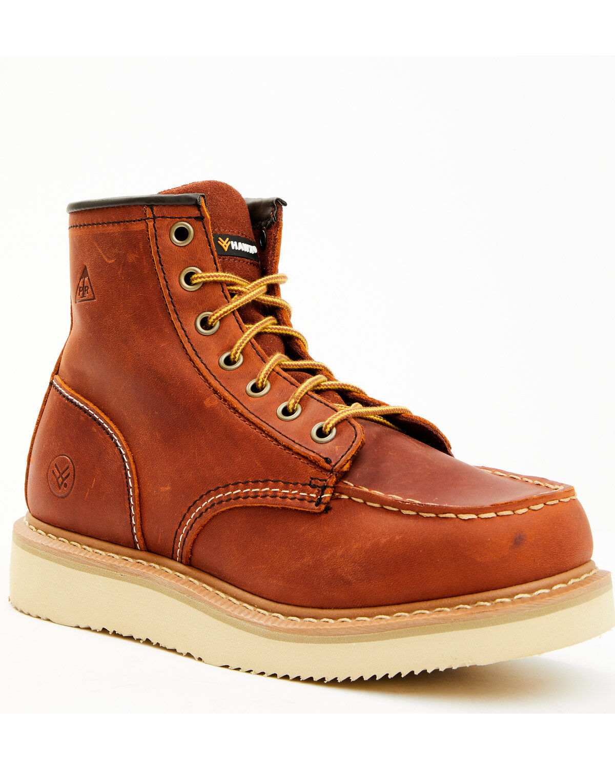 Image #1 - Hawx Women's Gradient Lace-Up Work Boots - Soft Toe, Brown, hi-res