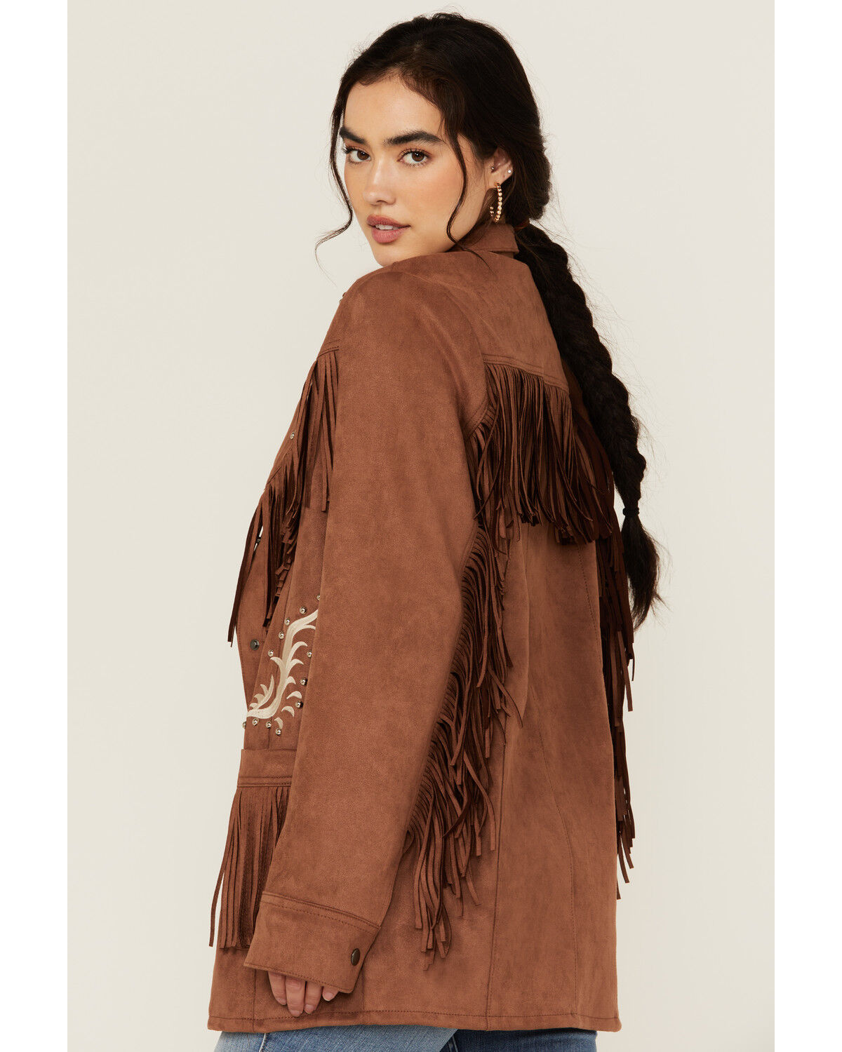Rock & Rock Denim Women's Suede Fringe Jacket | Boot Barn