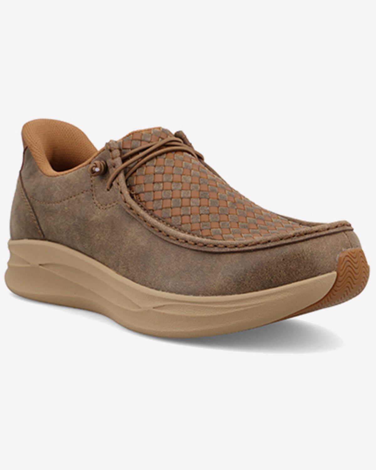 Image #1 - Twisted X Men's Feather X&trade; EZ On Casual Shoes - Moc Toe, Brown, hi-res
