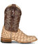 Image #2 - Justin Men's Ocean View Exotic Caiman Western Boots - Broad Square Toe, Brown, hi-res