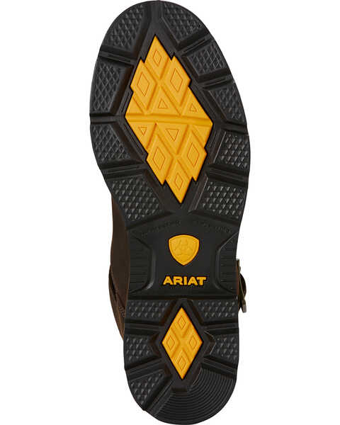 Image #3 - Ariat Men's Groundbreaker Moc Toe Work Boots, Dark Brown, hi-res