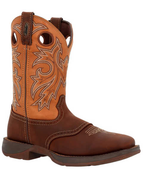 Image #2 - Durango Men's Rebel Western Boots, Brown, hi-res