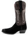 Image #3 - Ferrini Women's Roughrider Western Boots - Snip Toe, Black, hi-res