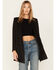 Sadie & Sage Women's Roxbury Long Sleeve Blazer , Black, hi-res