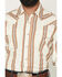Image #3 - Wrangler Men's Boot Barn Exclusive Retro Stripe Print Long Sleeve Snap Western Shirt, Cream, hi-res