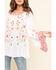 Image #4 - Johnny Was Women's White Grace Bell Sleeve Top, , hi-res