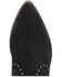 Image #6 - Dingo Women's Miss Priss Studded Suede Booties - Round Toe, Black, hi-res