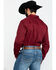 Image #2 - Cody James Core Men's Solid Maroon Twill Long Sleeve Western Shirt , , hi-res