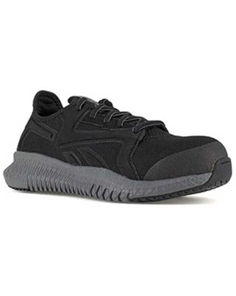 Reebok Women's Athletic Work Sneakers - Composite Toe , Black, hi-res