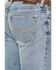 Image #4 - Ariat Men's M2 Flynn Cameron Light Wash Relaxed Bootcut Stretch Denim Jeans, Light Wash, hi-res