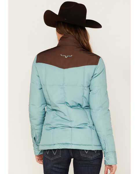 Image #4 - Kimes Ranch Women's Wyldfire Puffer Jacket, Light Blue, hi-res