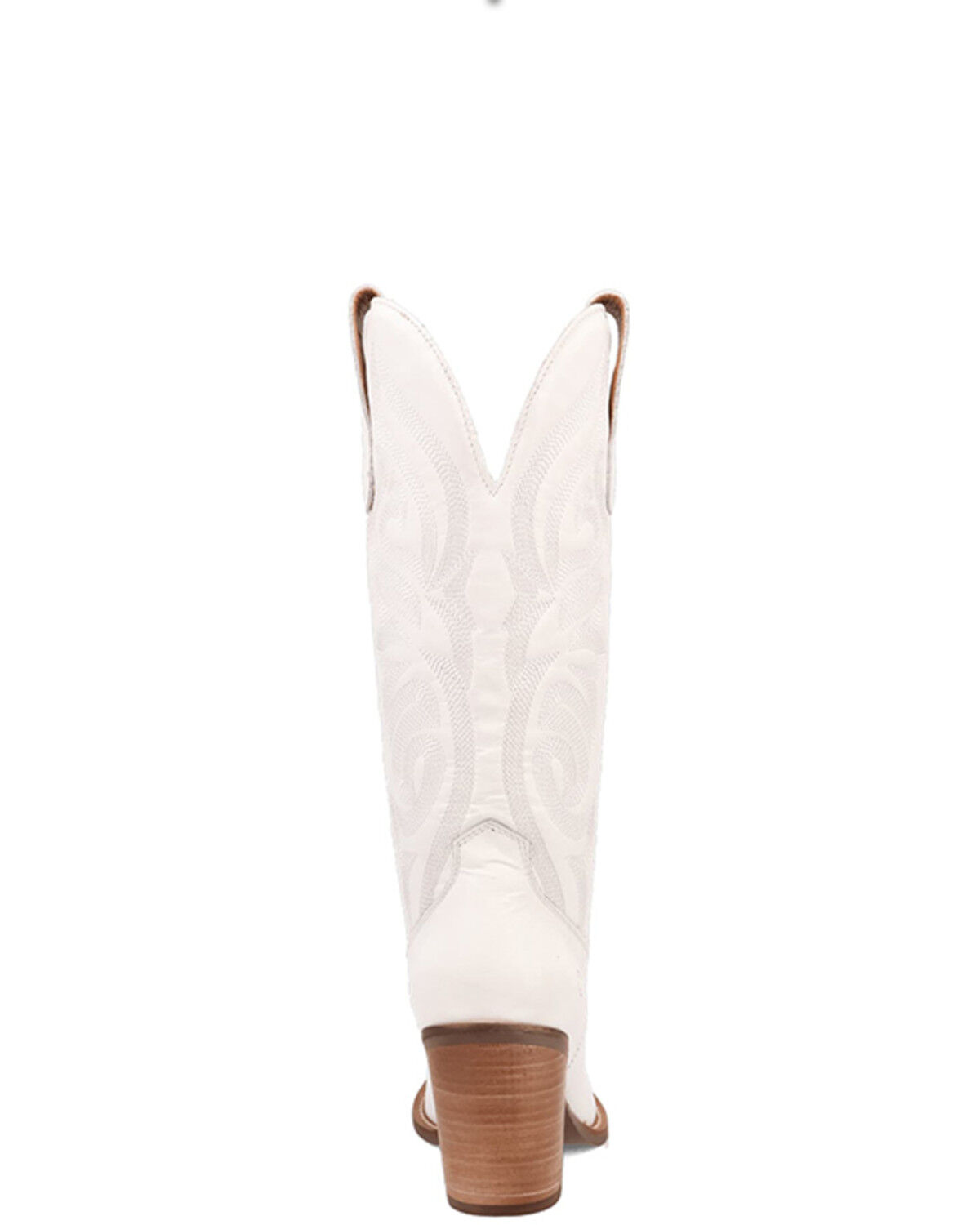 Image #5 - Dingo Women's Hensley Tall Western Boots - Round Toe, White, hi-res