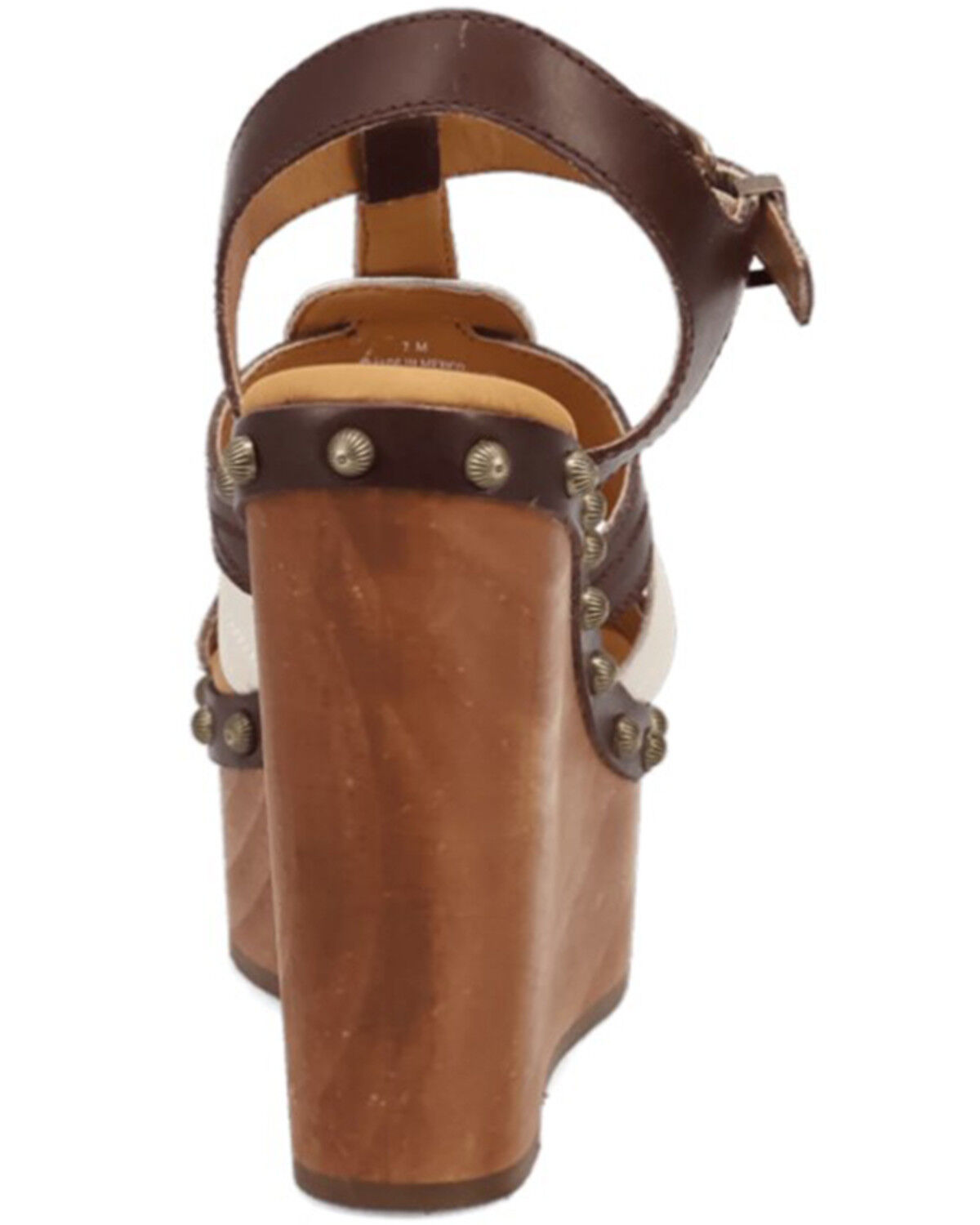 Image #5 - Dingo Women's Cosmo Wooden Sandals, Brown, hi-res