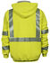 Image #2 - National Safety Apparel Men's 2X-3X FR Vizable Hi-Vis Waffle Weave Zip Front Work Sweatshirt - Tall, Bright Yellow, hi-res