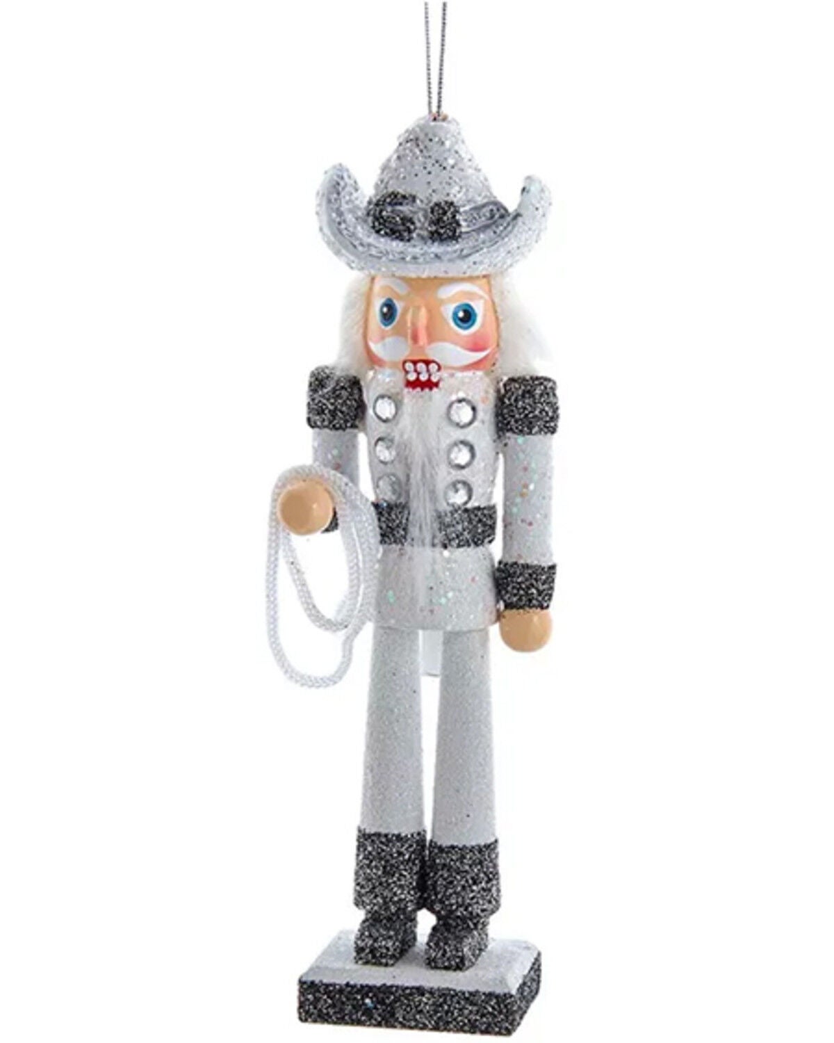Kurt Adler 6" Hollywood Nutcrackers&trade; Rhinestone Cowboy Nutcracker Ornament, Multi, hi-res