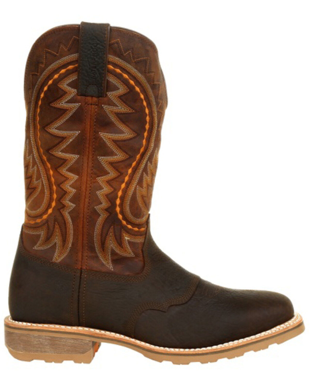 Image #2 - Durango Men's Maverick Pro Western Work Boots - Soft Toe, Brown, hi-res
