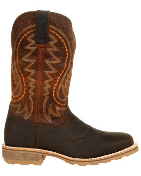 Image #2 - Durango Men's Maverick Pro Western Work Boots - Soft Toe, Brown, hi-res